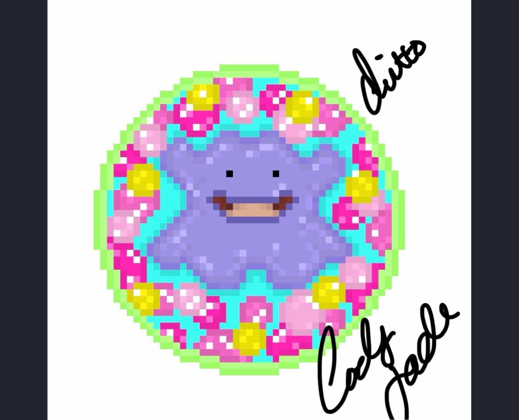 Ditto - Handmade Pixel Art💜