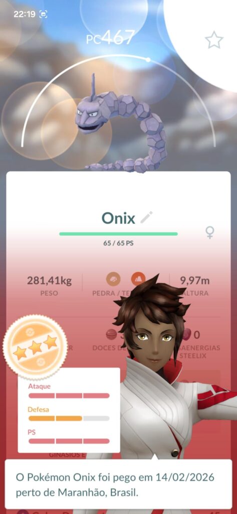 This is awesome, three stars and... a female Onyx? HAHAHAHA