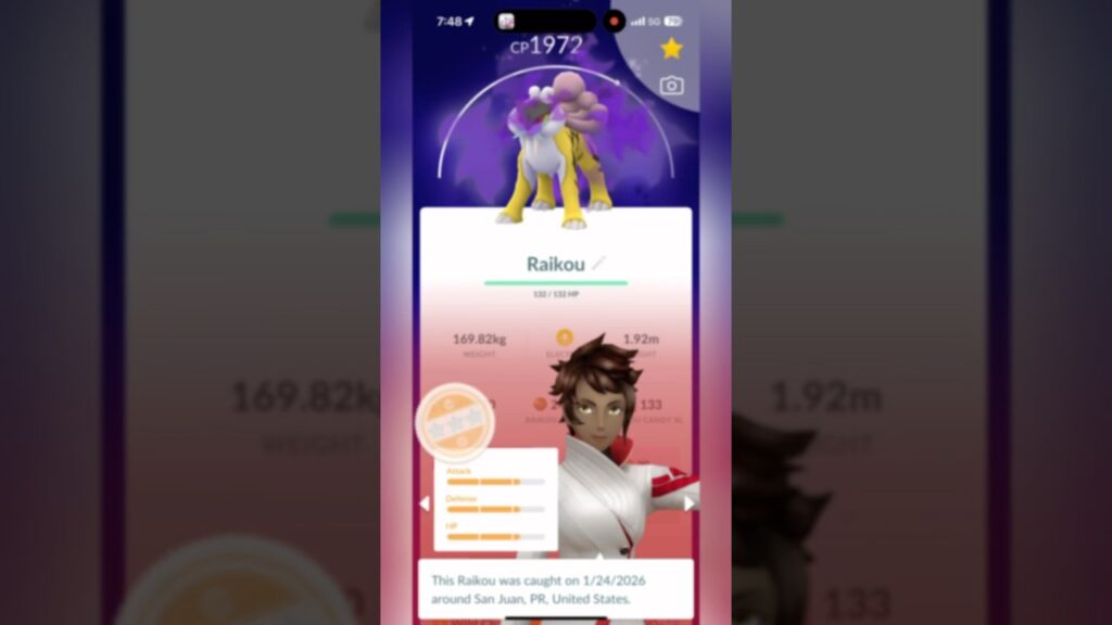Shadow Hundo on the First Raid in Pokemon Go