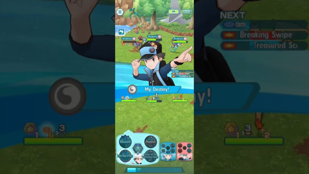 Pokemon Masters EX Using 3 Red in Batlle Rally level 10
