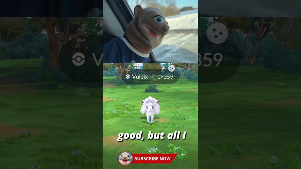 SHINY BACKGROUND VULPIX IN POKEMON GO