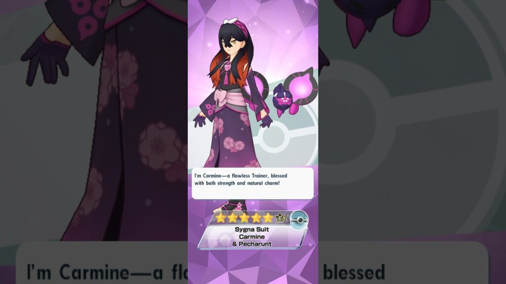 Pokemon Masters EX Sygna Suit Carmine Summon with a surprise