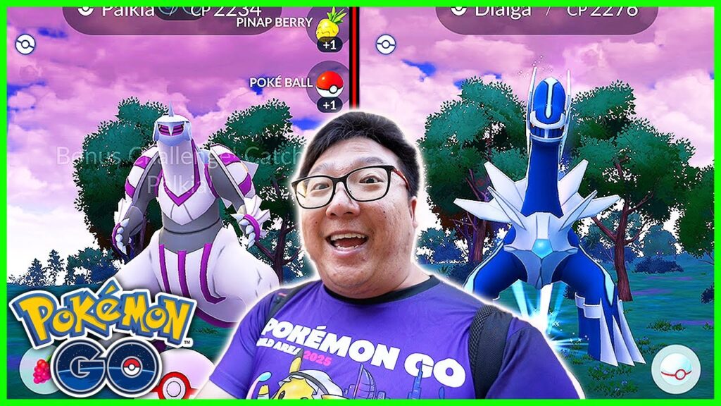 Palkia & Dialga Raid Hour Instead of Landorus! - Pokemon GO