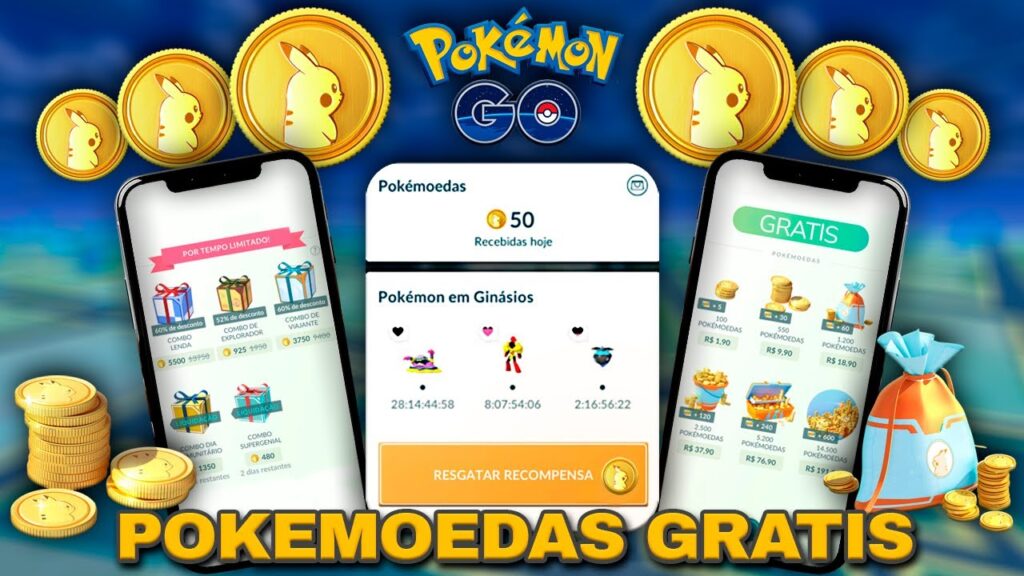 Como Ganhar Pokemoedas GRATIS Todos os Dias no Pokemon GO e a Melhor Forma de Usa-las (Ginasios)