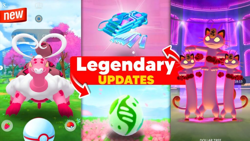 New legendary & new pokemon go updates | New mega raid update & Gigantamax meowth | Therian enamours