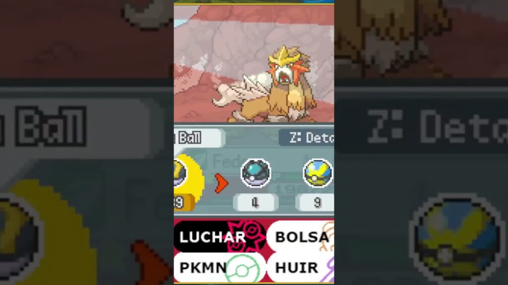 ENTEI ATRAPADO en #pokemon #shorts