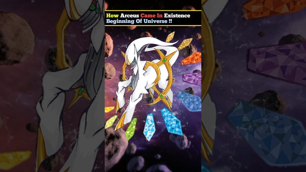 How Did Arceus Came Into Existence || History Of Pokemon World || Pokemon || #shorts