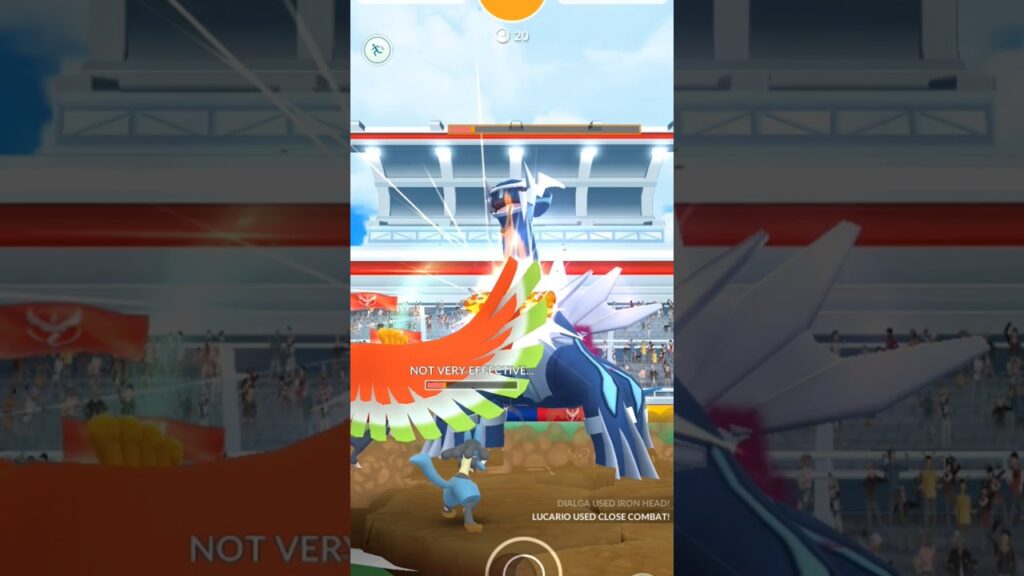 Defeating ledgendry dialga in pokemon go #games #pokemon #pokemongo