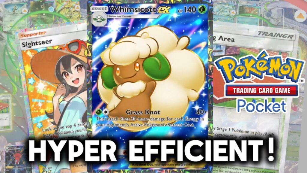 WHIMSICOTT JUST BECAME EVEN STRONGER! - Pokemon Pocket Deck Build