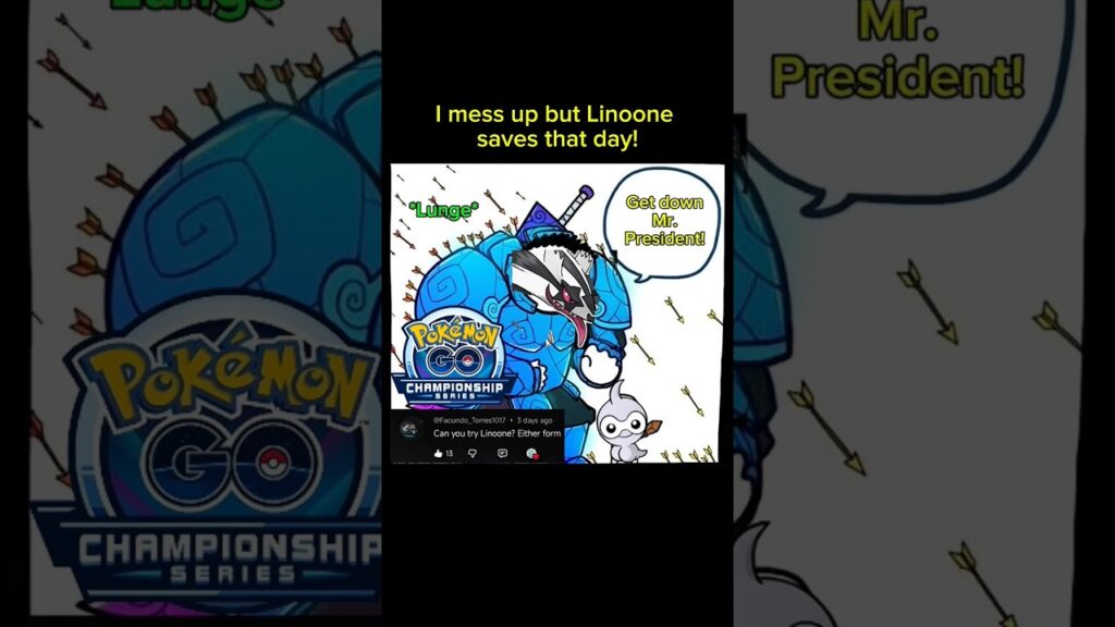 I mess up but Linoone saves the day! | Pokemon Go 2025 Championship Series Cup