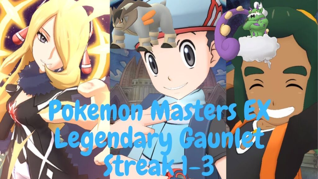 Pokemon Masters EX Legendary Gaunlet Streak 1-3