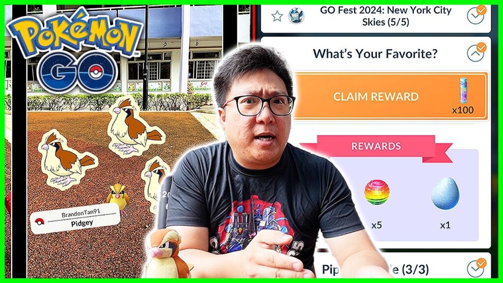 Surprise Free Special Research From What’s Your Favorite in Pokemon GO