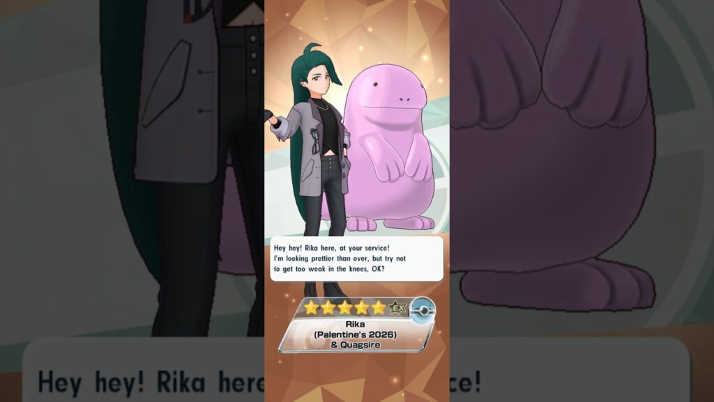 Palentine’s Rika and Quagsire Finally Arrives! #pokemonmasters
