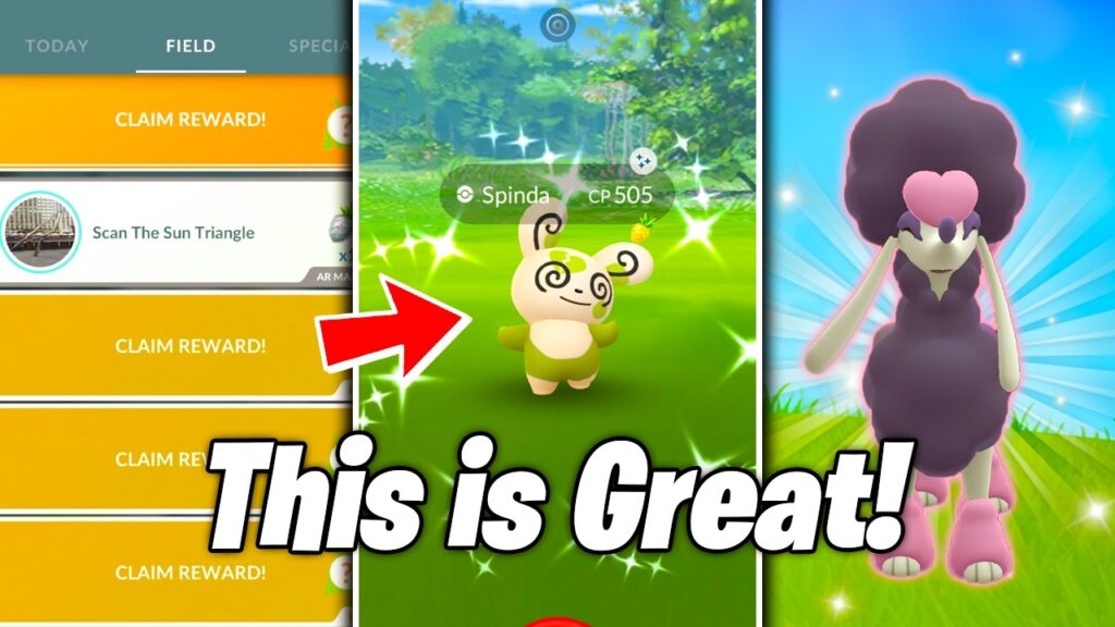 GREAT NEWS ABOUT HEART SPINDA IN POKEMON GO! FREE Spinda Research / Get This Pokemon While You Can!