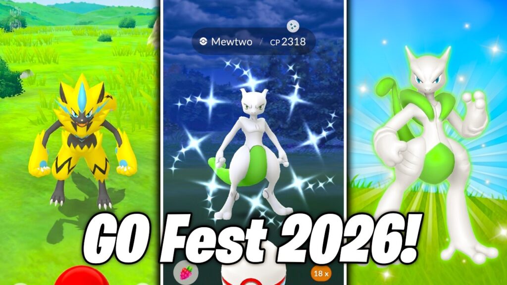 FIRST LOOK AT POKEMON GO FEST 2026! Mewtwo is Finally Back CONFIRMED / Zeraora Release