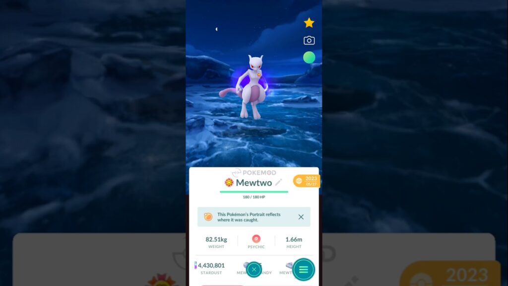 New Day/Night Background For mewtwo || New Feature pokemon go #shorts