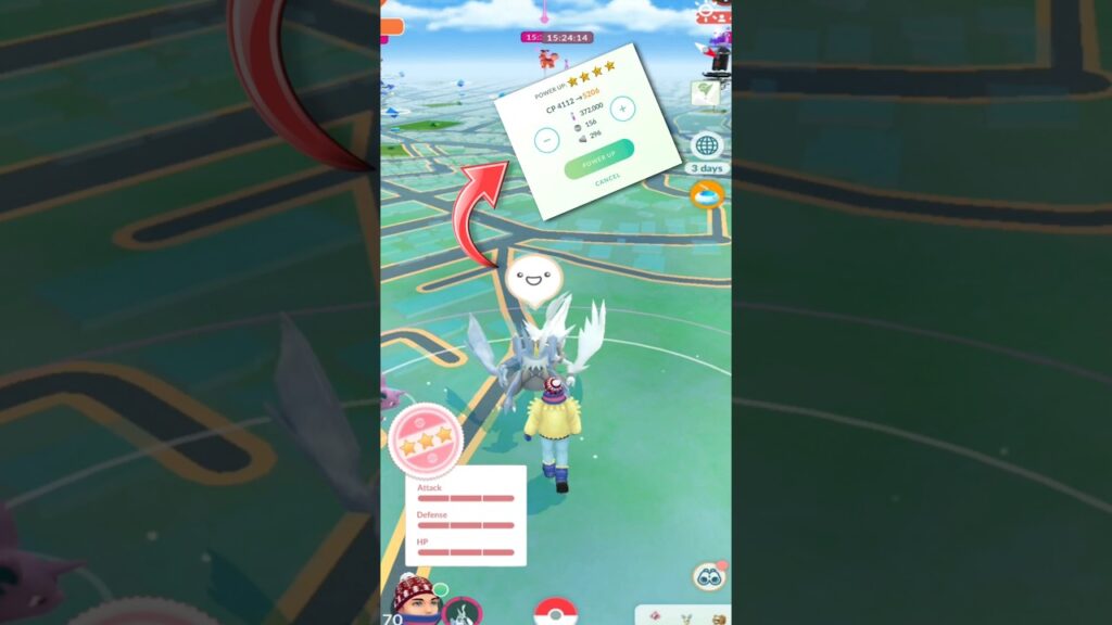 Max Out 100IV White Kyurem in Pokemon Go.