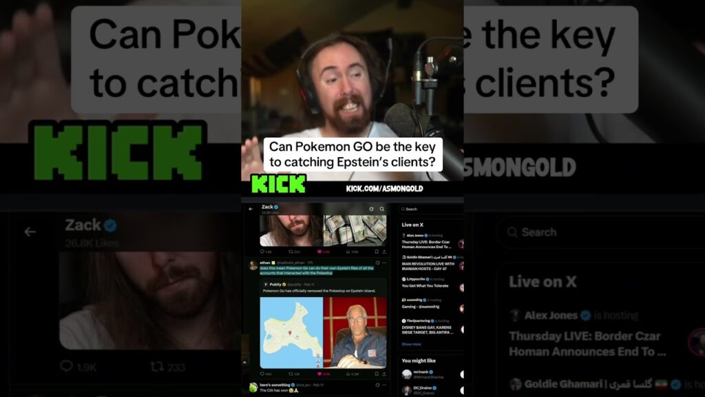 Can Pokemon GO be the key to catching Epstein’s clients? #asmongold #military #pokemon #pokemoncards
