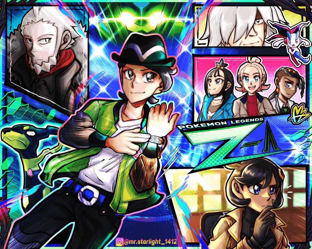 I drew this Pokemon Legends Z-A Fanart