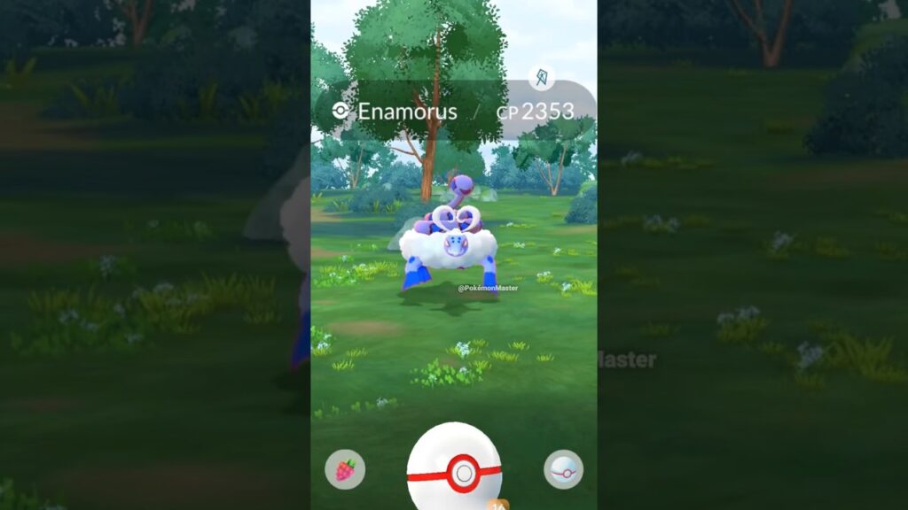 Got *New* Legendary Enamorus (therian forme) in Pokemon GO.