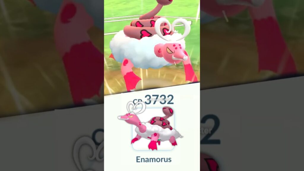 1.1 hp Enamorus Therian forme vs grunt In Pokemon GO