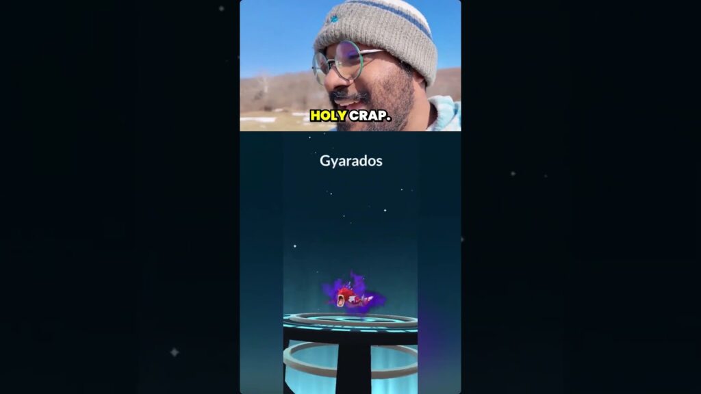 Shiny Shadow Gyarados In Pokemon GO! #pokemon #pokemongo #shinygyarados #pokemongoshorts #pogo #fyp