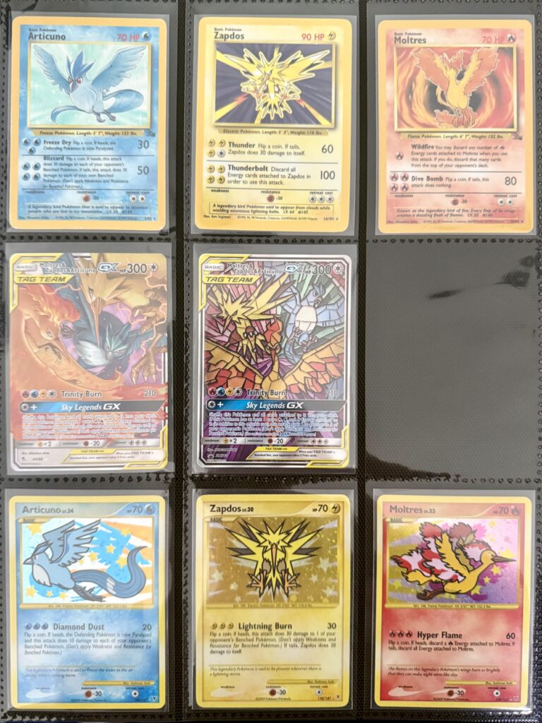 Legendary bird binder page.