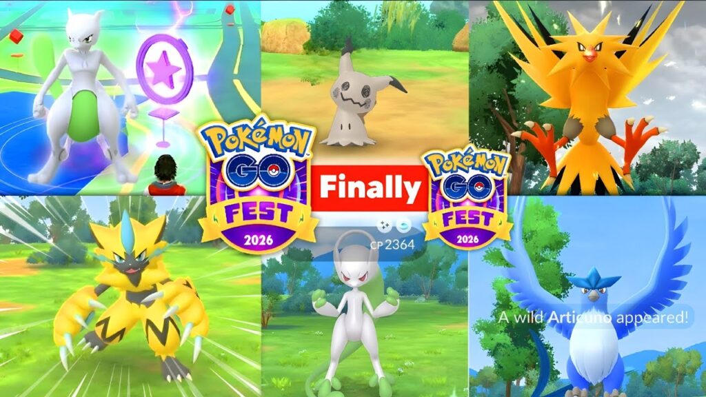 Biggest event in pokemon go history | Pokemon go fest 2026 | mega mewtwo & Zeraora in go fest 2026