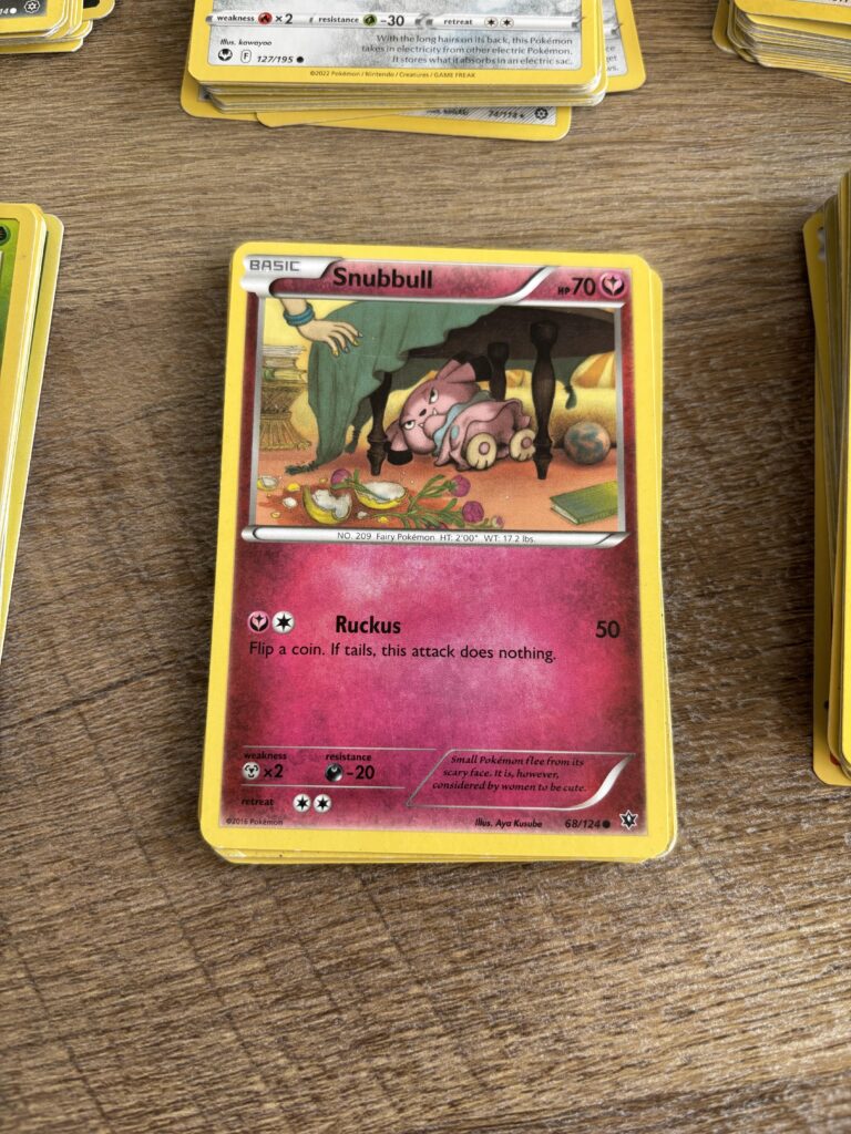 This Snubbull card is a 10/10. What other “my house pet is acting up” cards are out there?