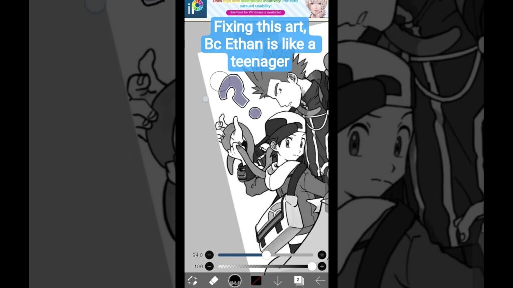 like isn't Ethan a teenager or something? #pokemon #ibispaintx #pokemonmasters #ibispaint