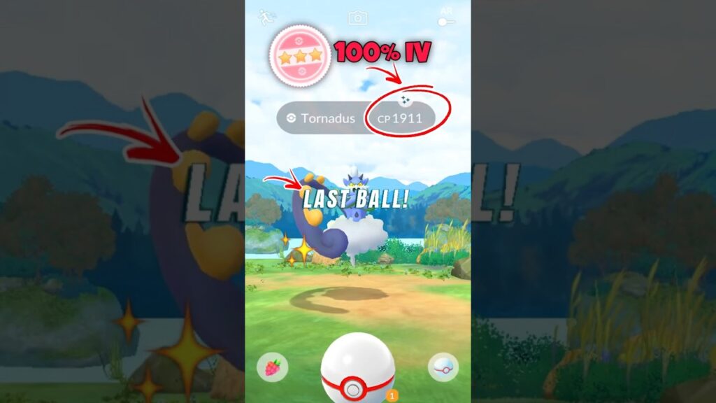 Doing Last Ball Challenge on SHUNDO Legendary Pokemon in Pokemon GO.