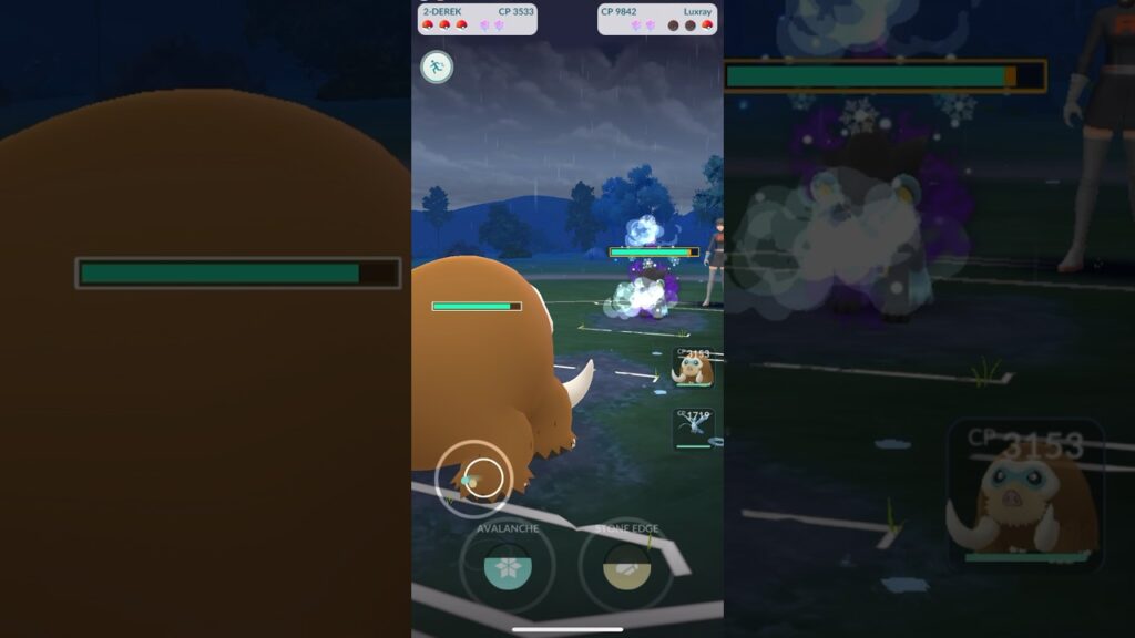 [Pokemon GO] Grunt Battle (Shadow Shinx) #pokemongo #tiktokeffects #shinx #mamoswine
