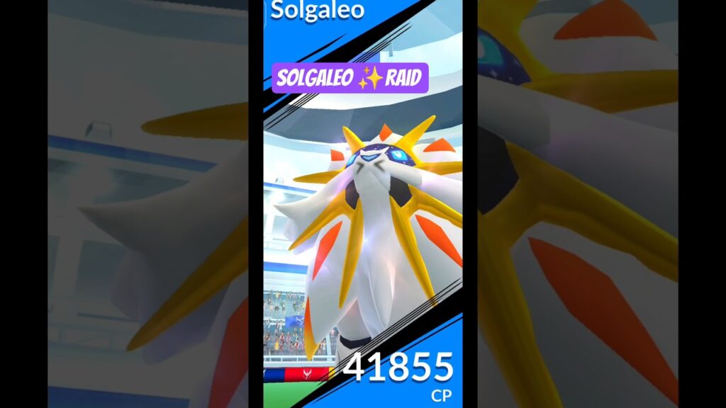 Solgaleo Raid Pokemon Go#pokemongo #pokemongoraid #solgaleo #pokemongoshorts