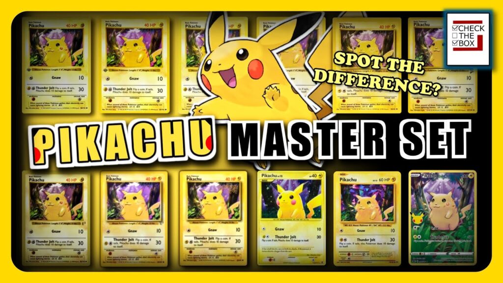 Every Pikachu Card! - The Ultimate Pokemon Master List Episode 25
