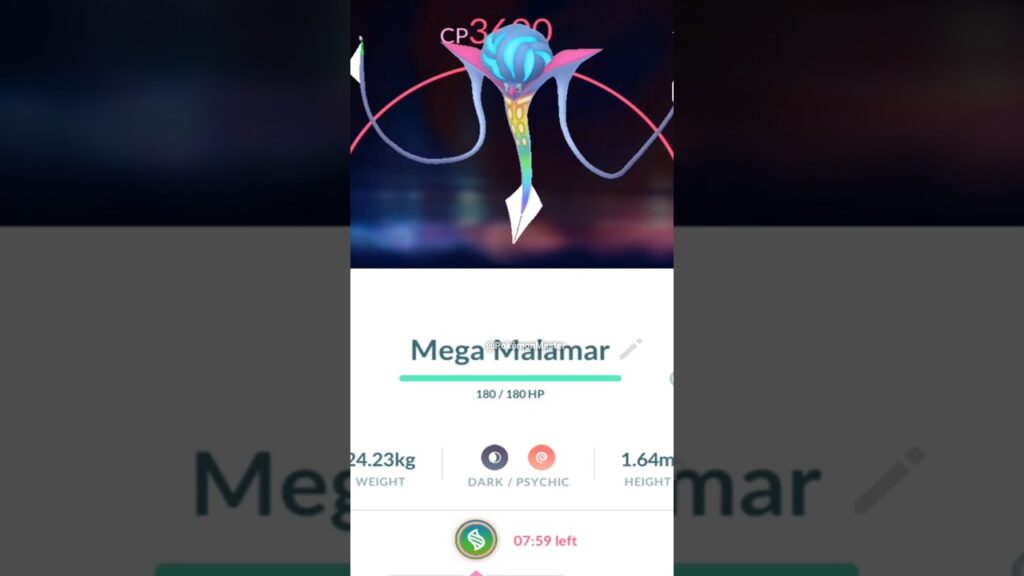 Got *NEW* MEGA MALAMar in Pokemon GO.