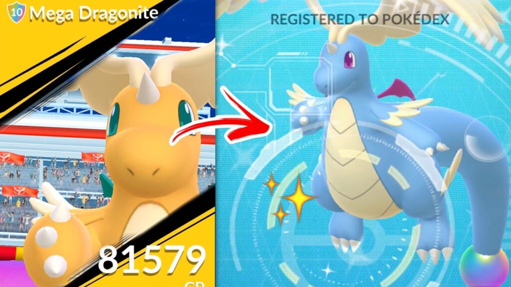 *NEW* Mega DRAGONITE in Pokemon GO SUPER MEGA RAID.