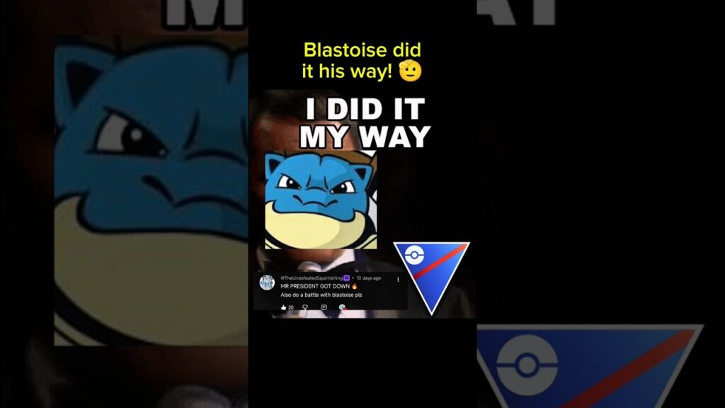 Blastoise did it his way! | Pokemon Go Great League