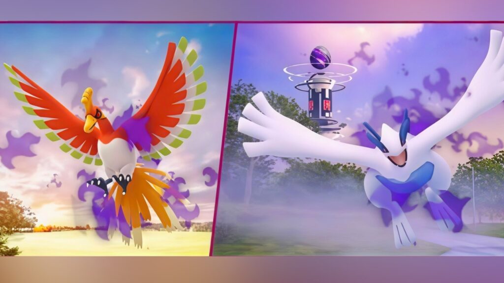 Shadow Lugia & Ho-Oh with Special Backgrounds Raid Invites (Road to Kalos event) Pokemon GO