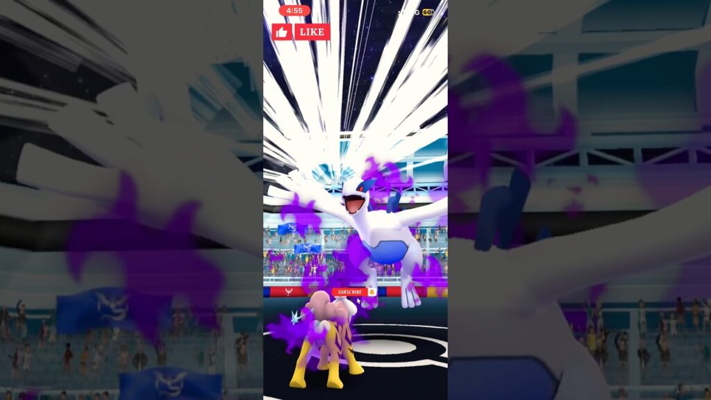 Legendary Lugia raid in Pokemon go #shorts