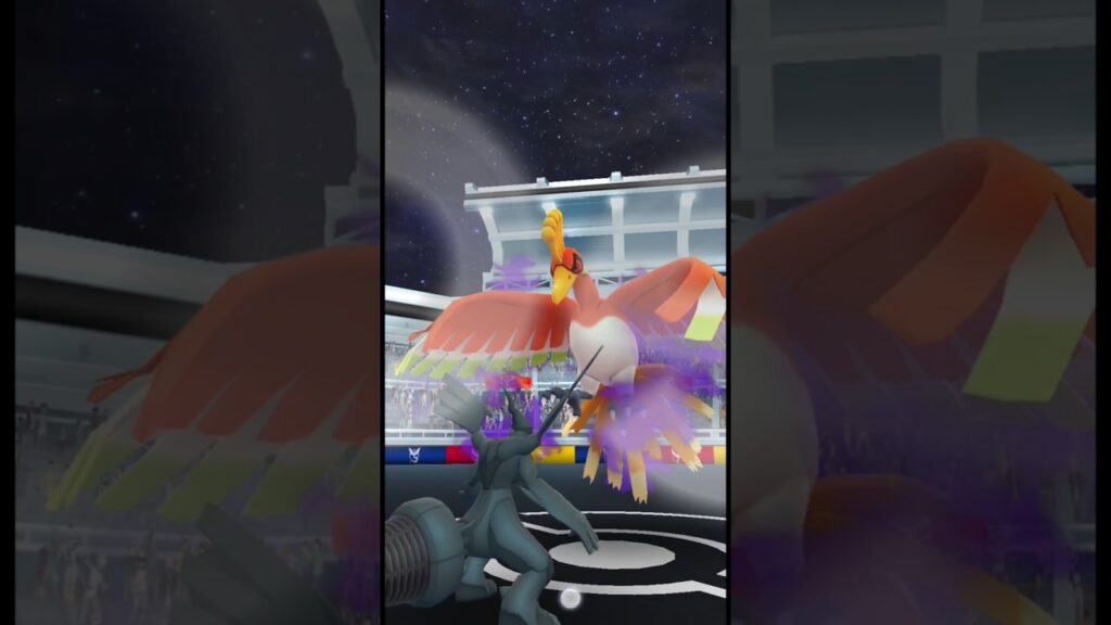 Shadow Ho-Oh Raid & Shiny Check in Pokemon Go | #Shorts #ShinyPokemon #PokemonGo #shadowpokemon