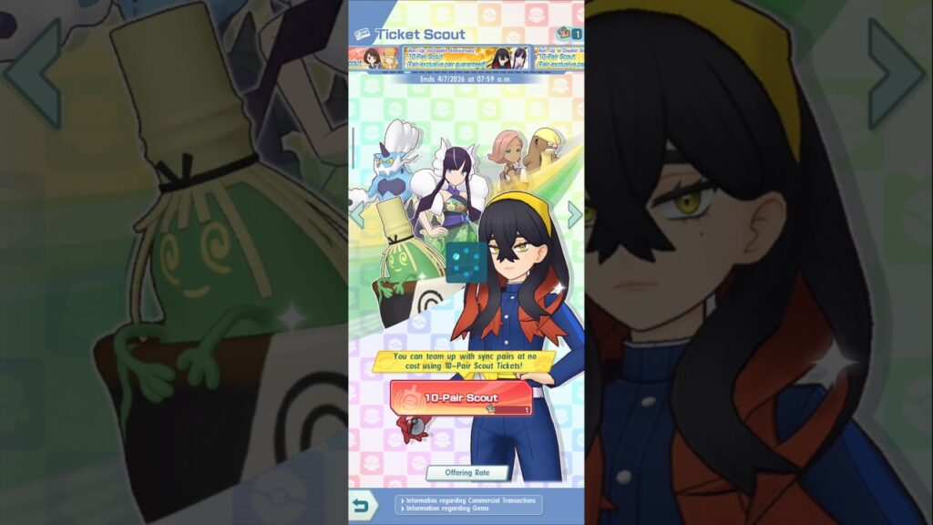 Pokemon 10-Pair Scout | Pokemon Masters EX | #pokemon #pokemonmasterex