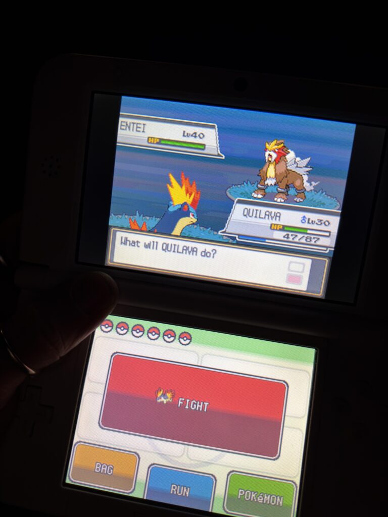 Back in 1999 it took me months as a kid on Silver to eventually find and catch my favourite Pokémon ‘Entei’… 27 years later this happened only 6 hours into my first playthrough of Soul Silver (and yes, I did catch him first time!)