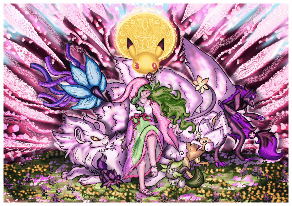 [OC] Happy Pokemon 30 Day! ft my trainersona :)