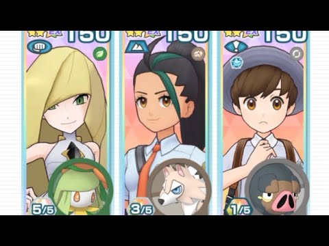 Pokemon Masters Ex: Story Event: Teal & Indigo Festival: Battle Challenge Round 2 Semi-F2P Clear
