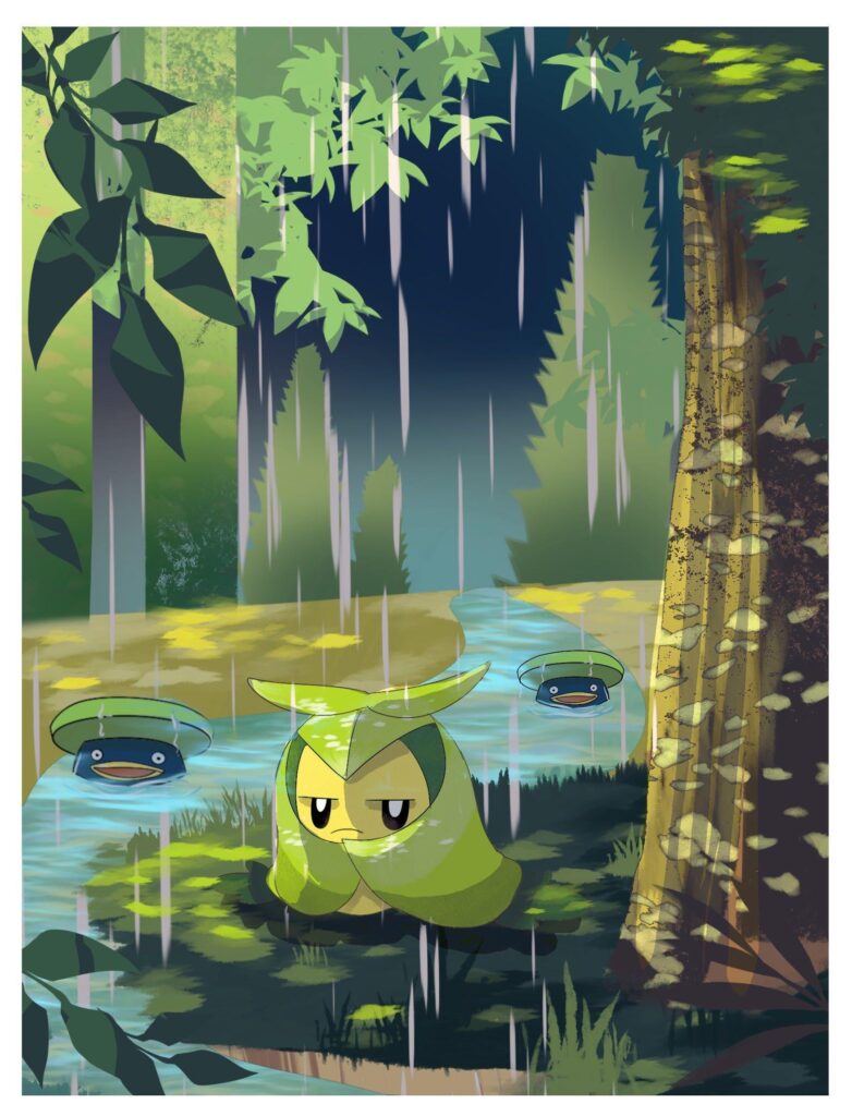 Continuing another day of practice for the pokemon art contest this year