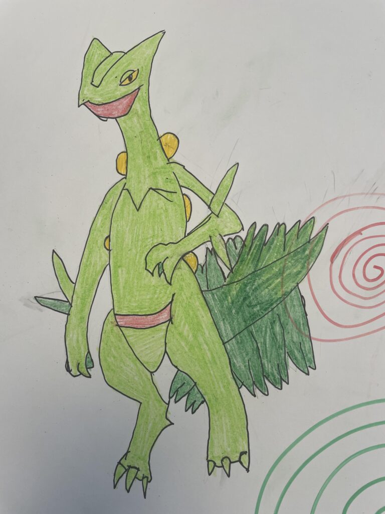 Drew Sceptile yesterday