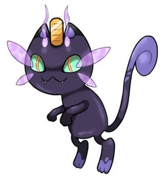 Ghost type Meowth and persian [OC]