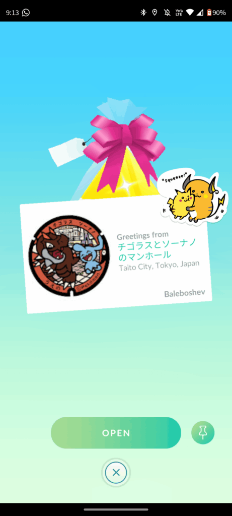 Pokélid Stamp Rally Bug