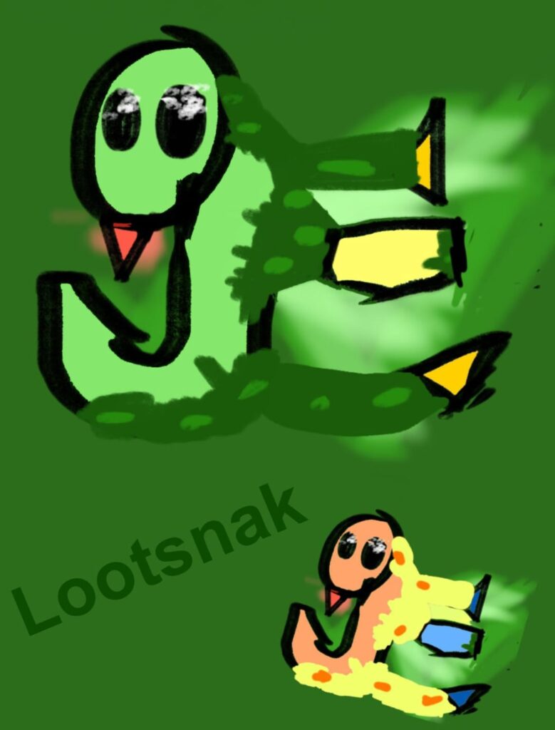 My first fakemon line!!!