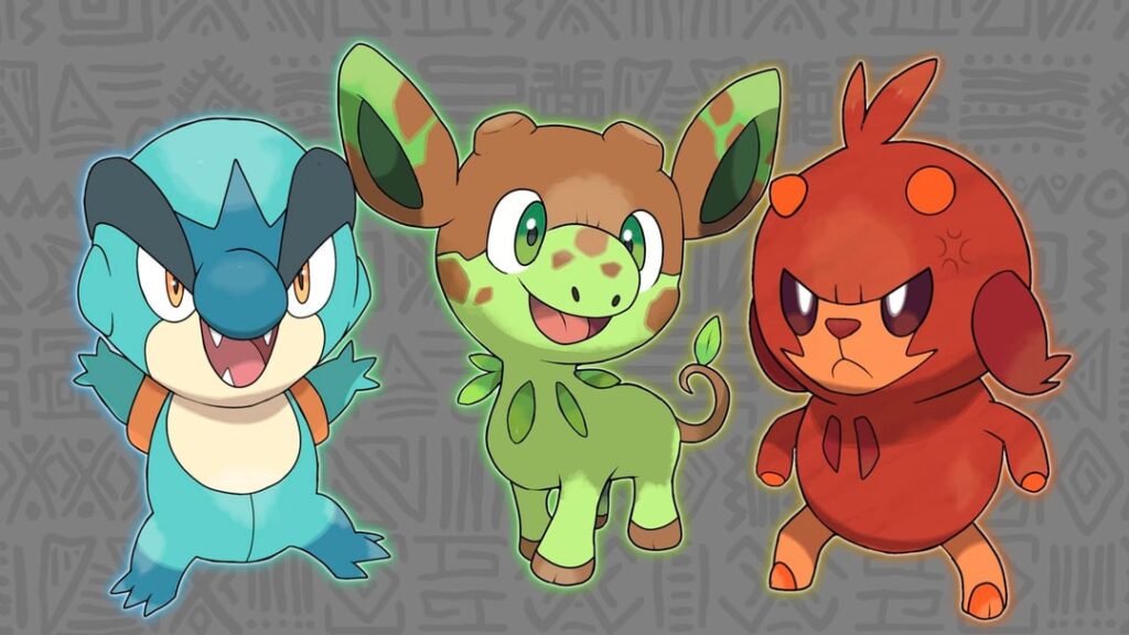 Revamped my Starter Designs For the Camoto Region, gave them a little bit more life. Which versions do you guys prefer? I’m on yewtewb now if you want to check on the design process!